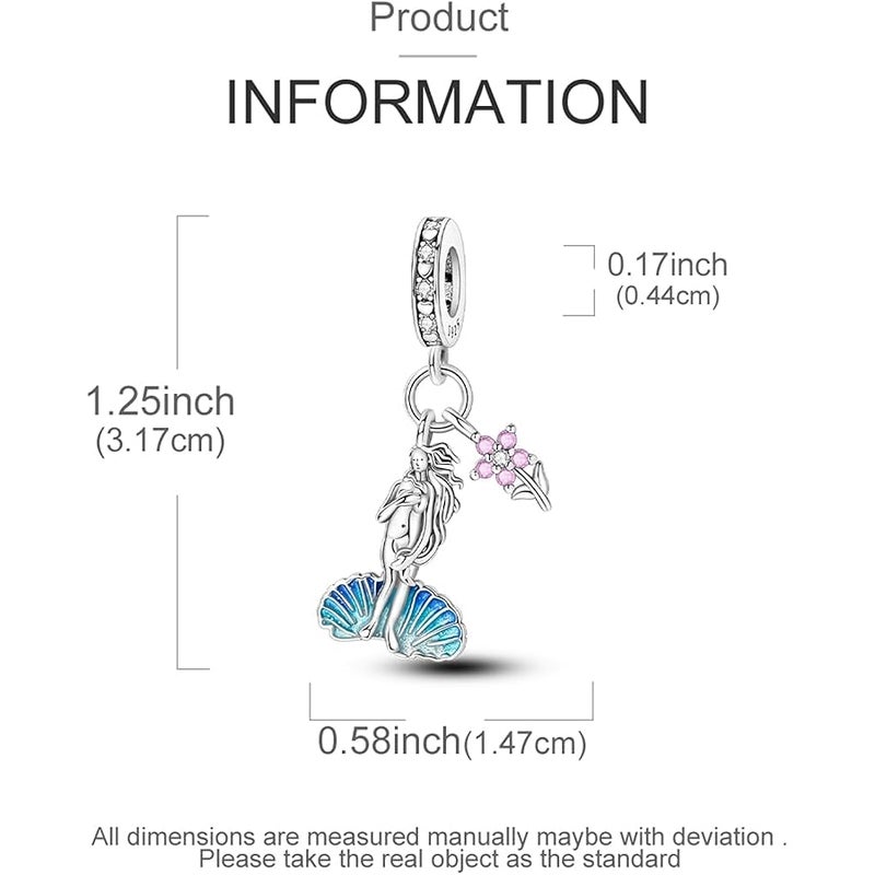 Hapour 925 Sterling Silber Charms Mom Dangle Charm fr Charm Armband Herz Liebe Charm Perlen Geschenk fr Frauen Mutter Gromutter Muttertag Geschenk - Image 4