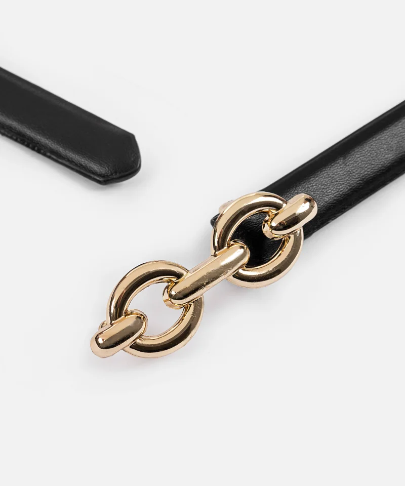 Ipekyol Leather-Effect Belt with Buckle