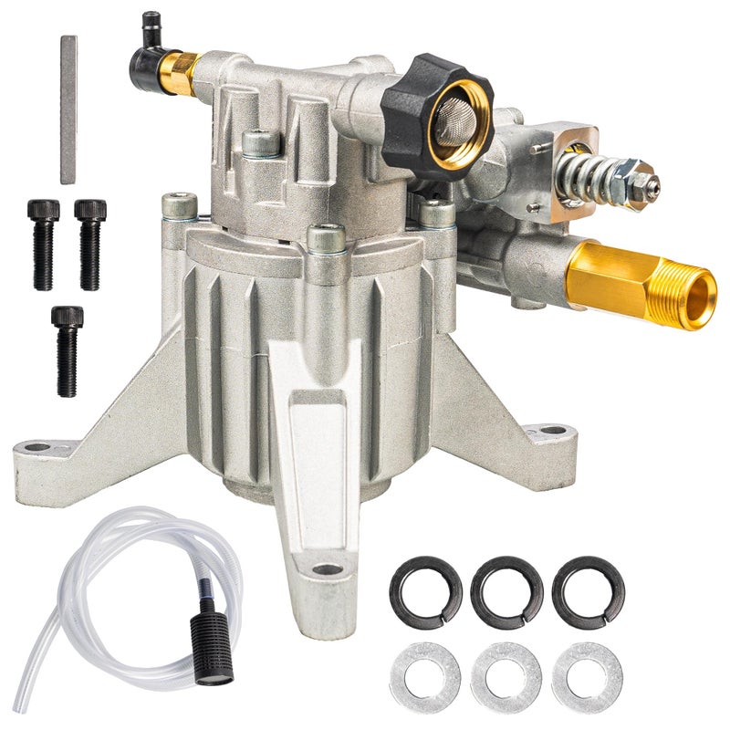 Hourleey 7/8" Shaft Vertical Pressure Washer Pump, 3400PSI 2.5GPM, Replacement Pump for Power Washer Kit, Compatible with Honda, Simpson, RYOBI, Briggs & Stratton, Subaru, Craftsman - Image 1