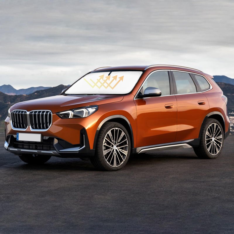 Windshield Sun Shade Sunshade for 20162023 2024 2025 BMW X1 F48 Windshield Sun Visor Cover for X1 F48 Accessories Foldable Front Window Shield Protect Car from Sun Rays Block Heat