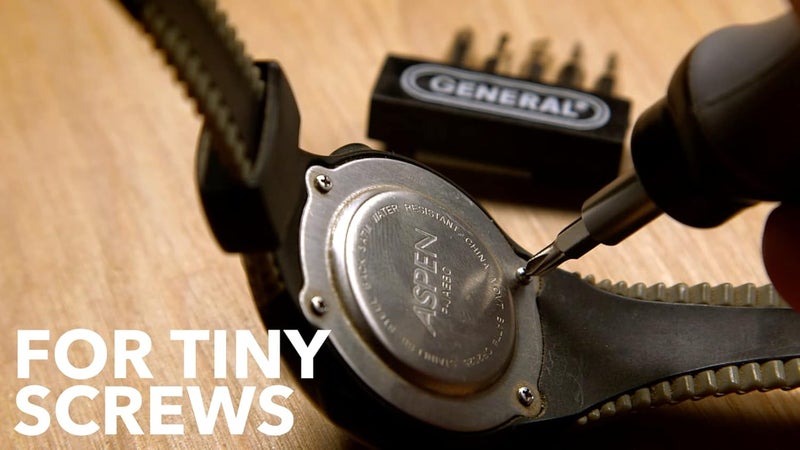 General Tools Precision Cordless Electric Screwdriver #500 with Six Bits and Quick Change Chuck - Image 4