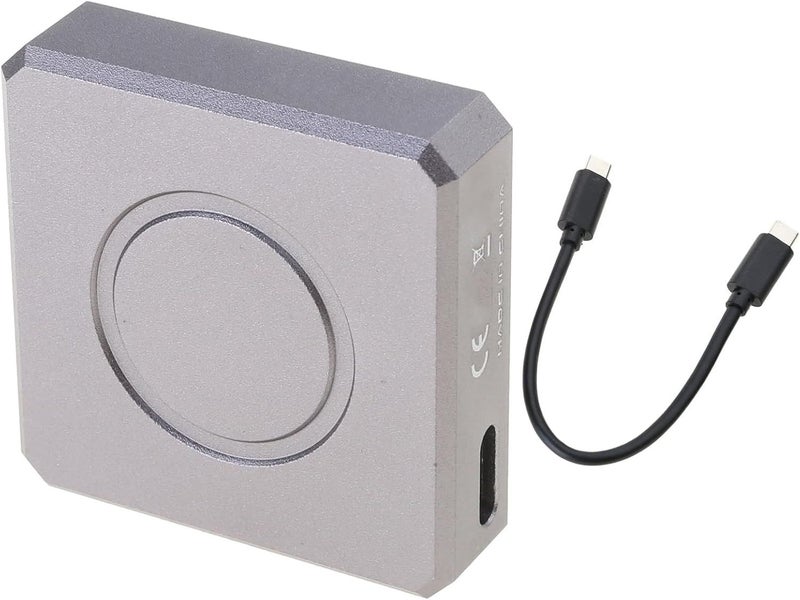 High Speed 10Gbps M.2 NVMe SSD External Enclosure Aluminum Alloy Type C Portable Solid State Drive Case Compatible With 2230 Cover Dark Gray - Image 1