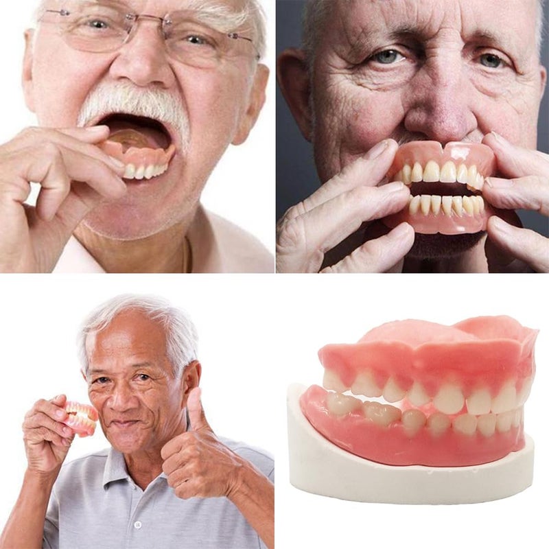 Brige Top and Bottom DIY Denture Fake Teeth set - Do it Yourself Full or Partial Denture at Home, Repair Missing Teeth - Image 4