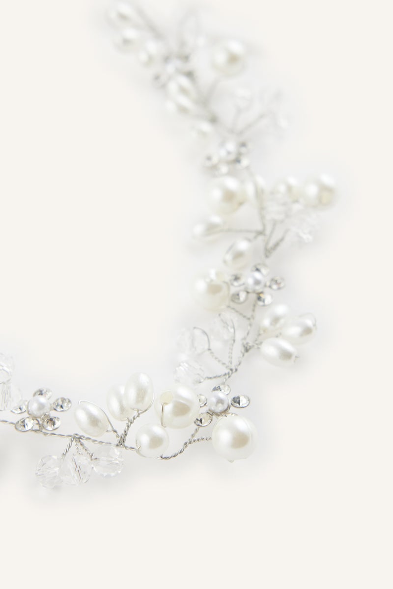 DeFacto White Woman Woman Floral Hair Clips Casual - Image 2