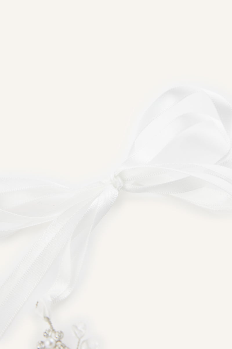 DeFacto White Woman Woman Floral Hair Clips Casual - Image 3