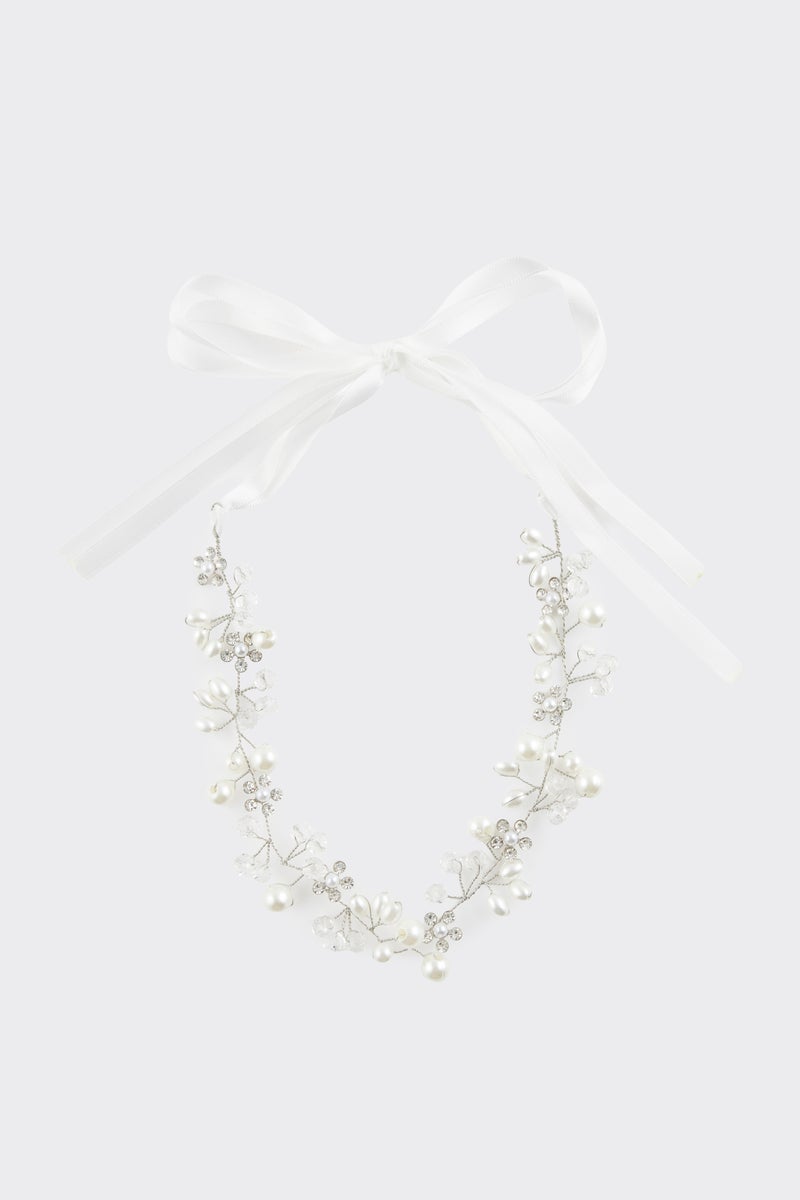 DeFacto White Woman Woman Floral Hair Clips Casual - Image 1