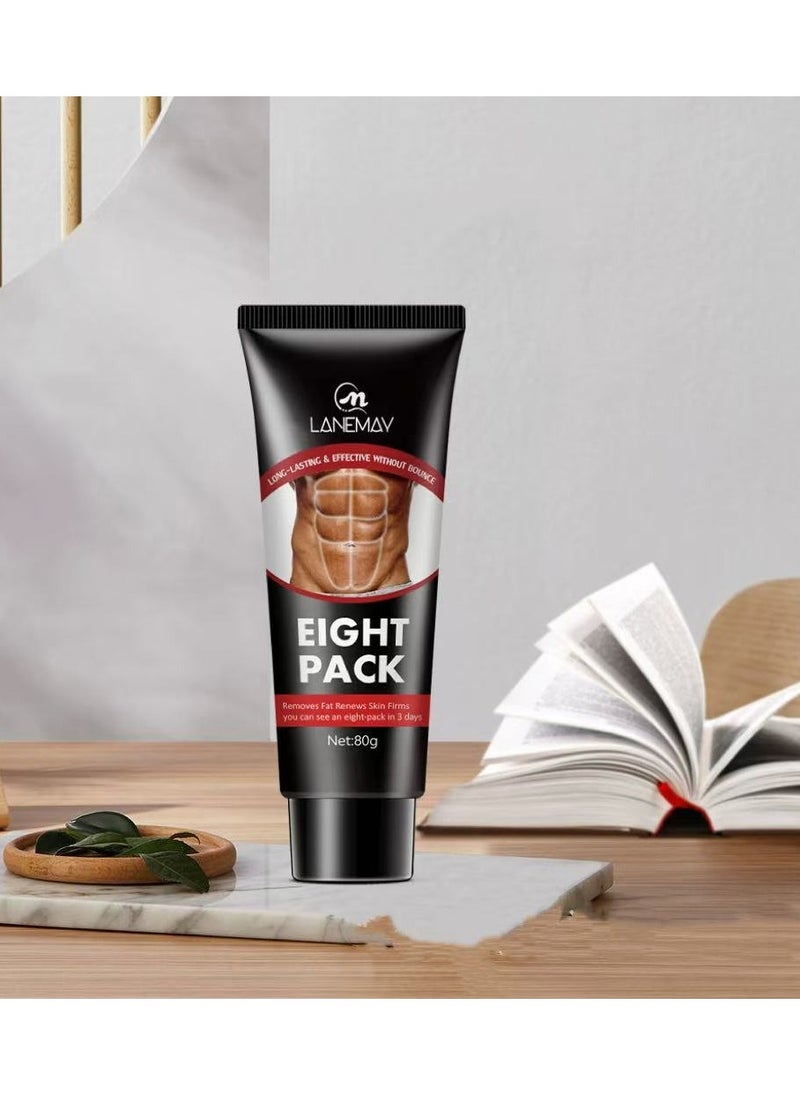 LANEMAY Abdominal Muscle Cream Muscle Enhancing Gel Chest Sculpting Waist Line Shaping Oil Massage Cream Abs Cream  - Image 2
