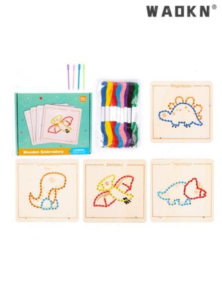 Dinosaur Threading Game for Ages 3-6, Early Education Wooden Toy,Wooden Lacing Dinosaur Puzzle Toy, Ideal Gift for Cognitive Development, Enhances Fine Motor Skills and Hand-Eye Coordination - pzsku/ZC70B1036CF30B1A179CCZ/45/1744183992/154021d9-0faf-41f3-b406-7a6bd3978fbd