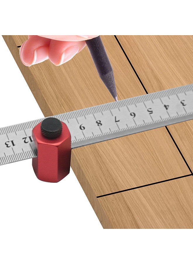 Square Auxiliary Clamp Carabiner Stair Gauge Framing Square Clip Holder Aluminium Alloy Square Layout Attachment Jigs Metal Stair Stringer Layout Tool  - Image 5