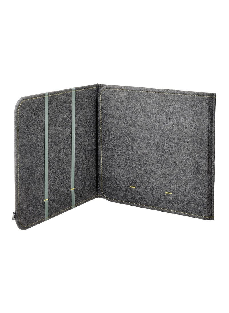 desk divider with compartments