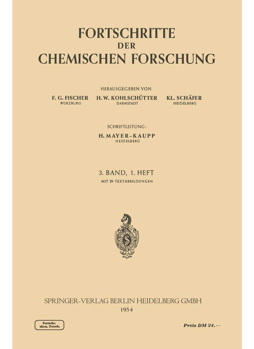 Fortschritte der Chemischen Forschung 