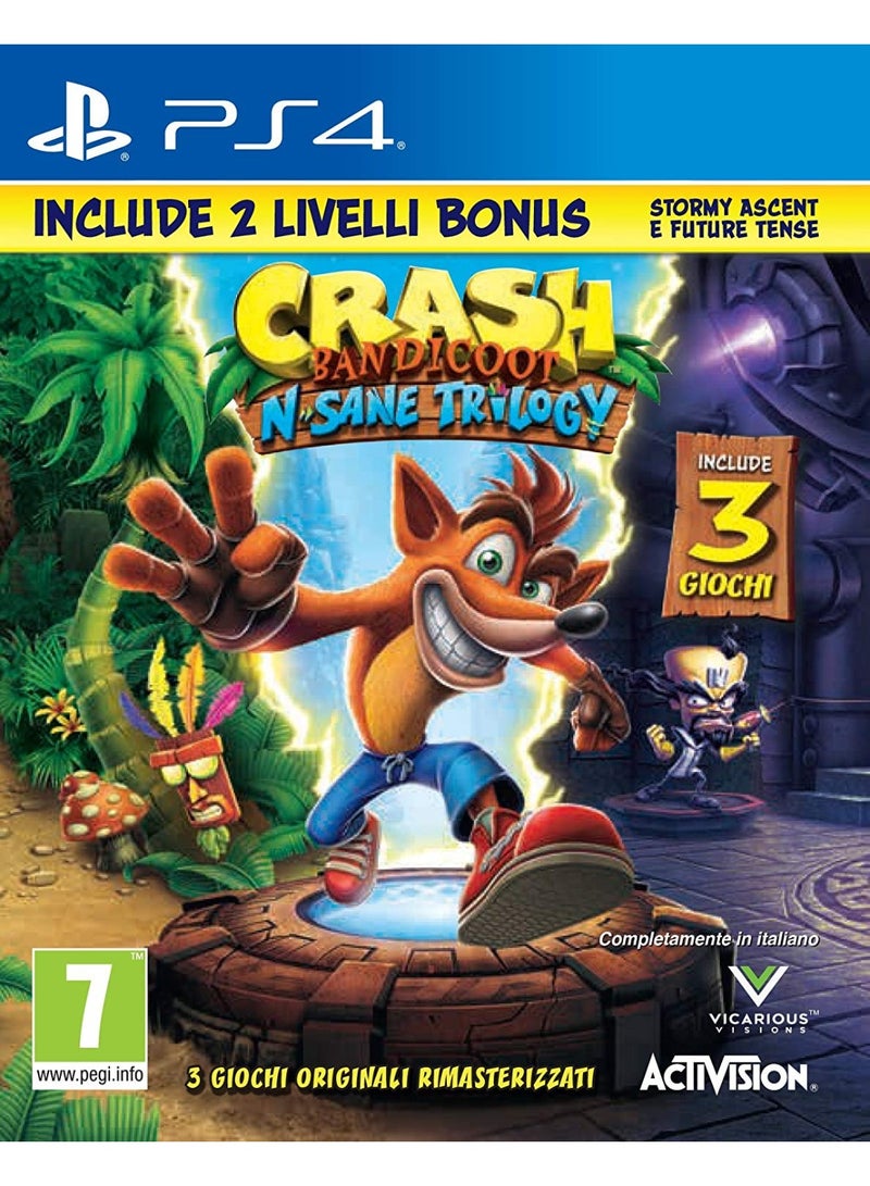 أكتيفجن Crash Bandicoot N. Sane Trilogy 2.0 - PlayStation 4 (PS4) - Image 1