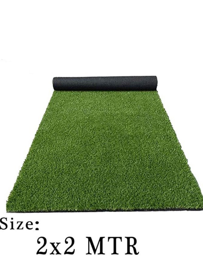 Generic - FFD Artificial Grass Carpet Fake Grass Turf Green 200x200cm - Image 1
