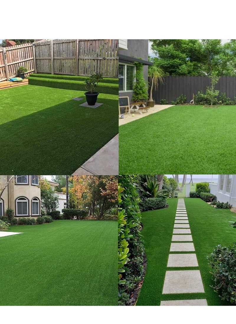 Generic - FFD Artificial Grass Carpet Fake Grass Turf Green 200x200cm - Image 1