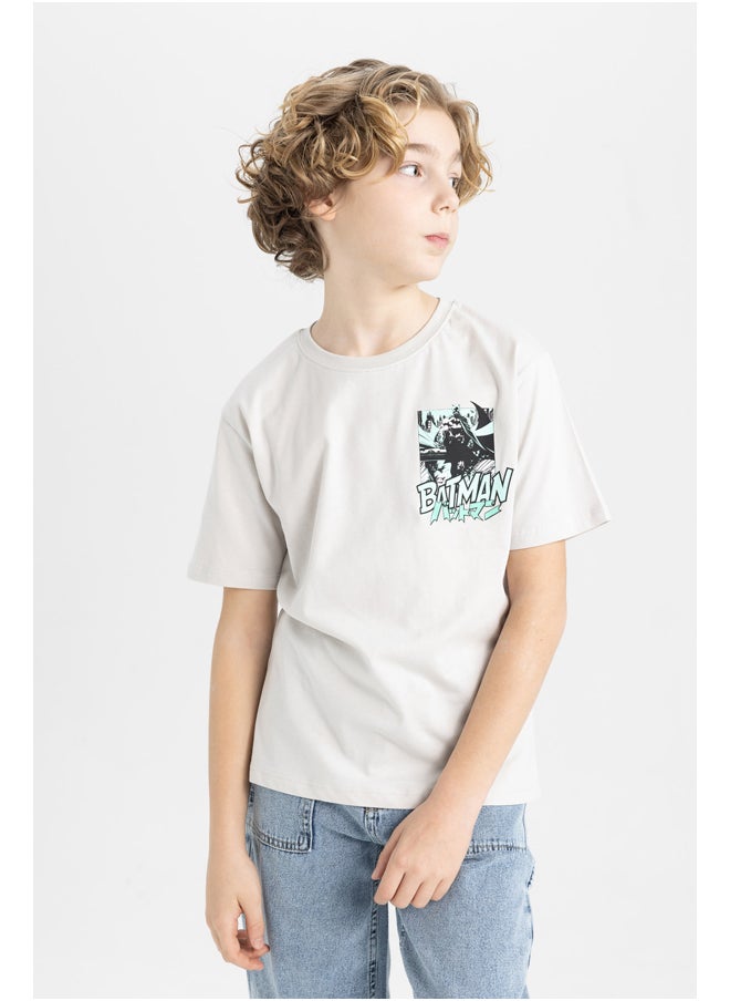 DeFacto - Boy Regular Fit Crew Neck Knitted Short Sleeve T-Shirt - Image 1