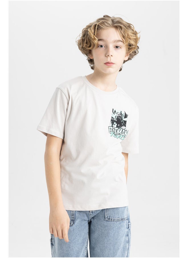 DeFacto - Boy Regular Fit Crew Neck Knitted Short Sleeve T-Shirt - Image 1