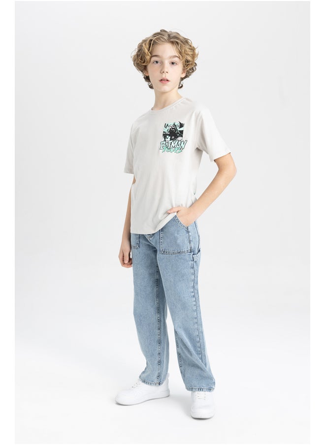 DeFacto - Boy Regular Fit Crew Neck Knitted Short Sleeve T-Shirt - Image 1
