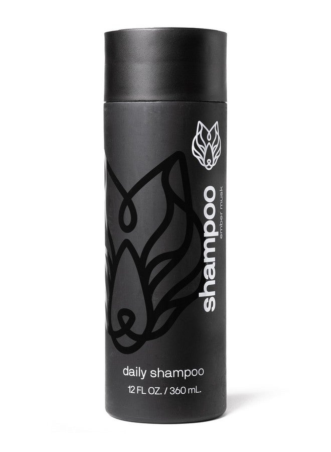 Black Wolf - Everyday Men’s Shampoo, 12 Fl Oz - Charcoal Powder Cleanses Scalp and Fights Dirty & Greasy Hair - Thick and Rich Lather - For All Hair Types - Image 1