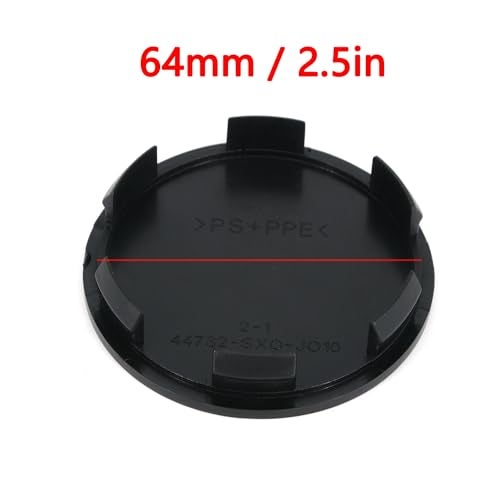 Slaige 4pcs 69mm64mm Car Auto Wheel Center Hub Cover Cap for Honda PilotAccord Black - Image 3
