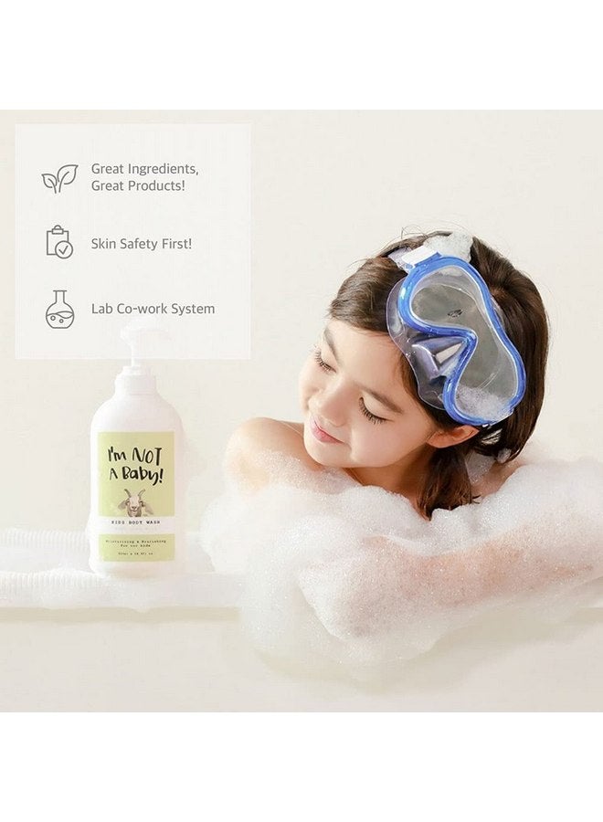 I'm NOT A Baby! Kids Body Wash- Dermatologist Tested, Allergen free, Cruelty-free, PETA, Gentle for Kids, Goat Milk, 16.9 Fl Oz - Image 3