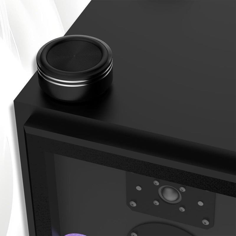 4Pcs Speaker Isolation Pads Isolation Feet Turntable Feet 1.5 * 0.7 with Non-Slip Rubber Ring/3M Adhesives/M4 Screw for Speakers Subwoofers Amplifier Turntable - Image 5