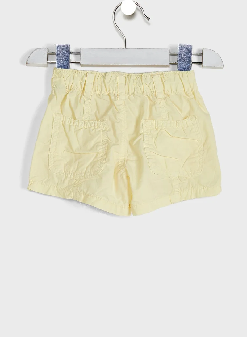MINOTI Girls Lemon Basic Poplin Short