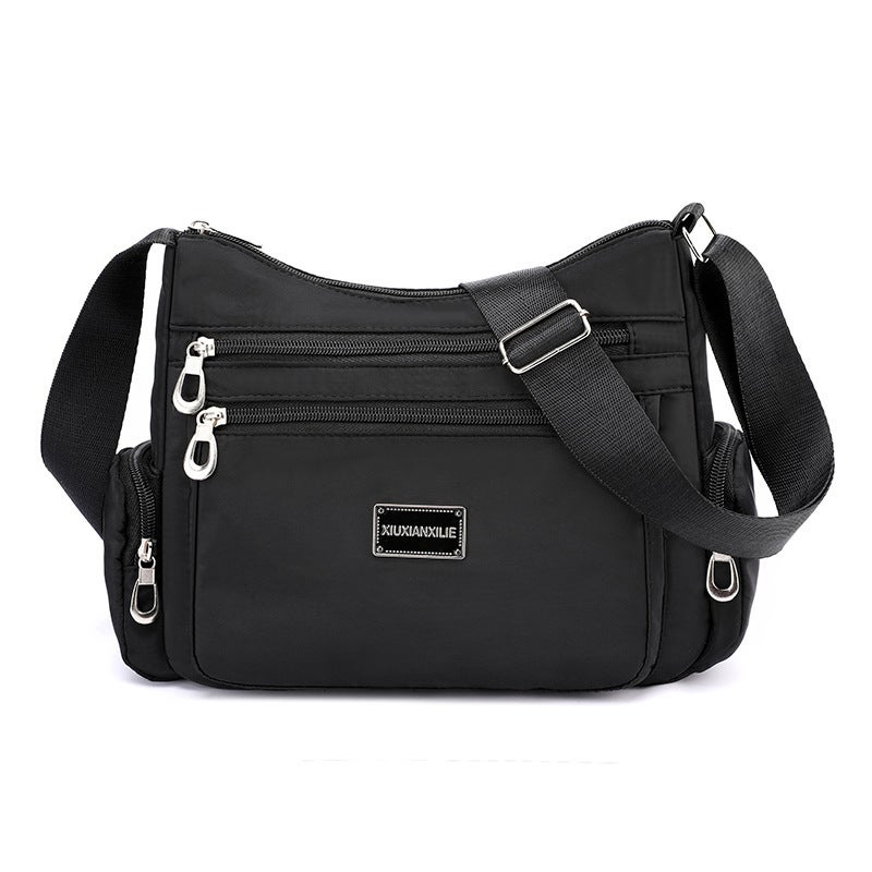 2022 New Bags Fashion Shoulder Bags Womens Casual Nylon Cloth Womens Bags Large Capacity Messenger Bags Manufacturers Wholesale Black