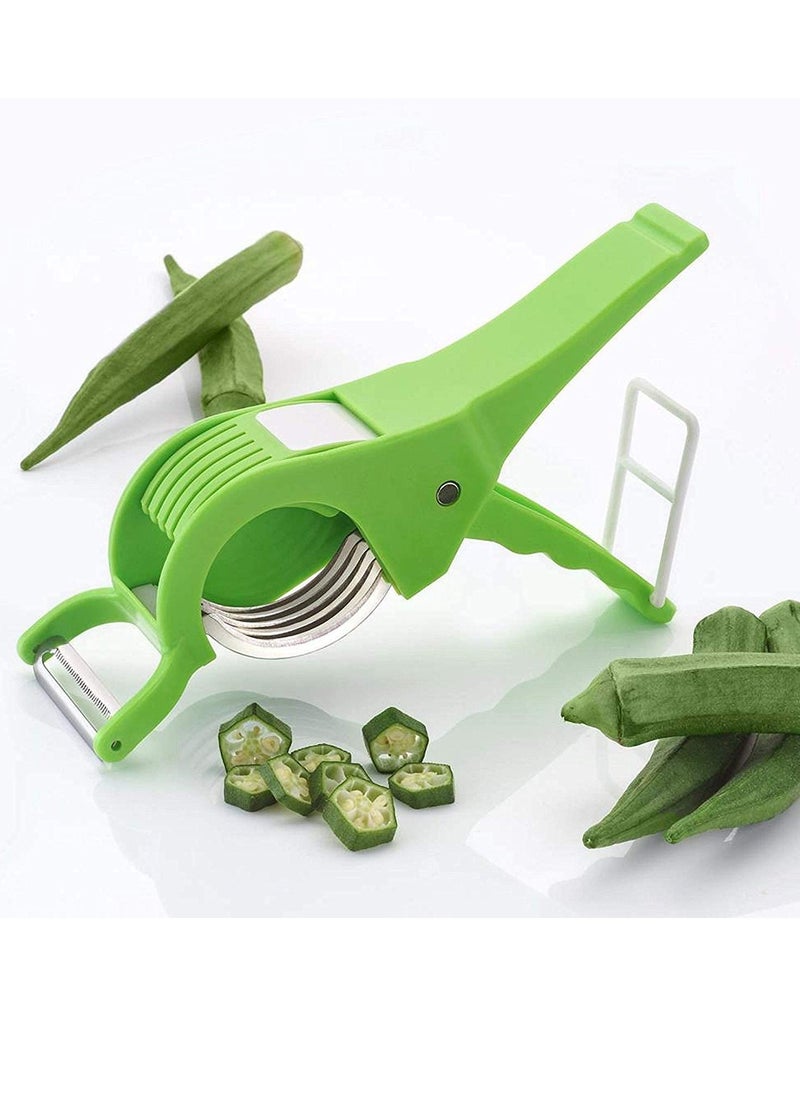 Kuber Industries Plastic 2 in 1 Vegetable & Fruit Multi Cutter & Peeler,Veg Cutter Sharp Stainless Steel 5 Blade Vegetable Cutter with Peeler (Multi) CTKTC034212 - pzsku/ZC70BA19397C03E280771Z/45/_/1737359326/cfdfc5f1-9105-4509-8bbc-5fec159a598d