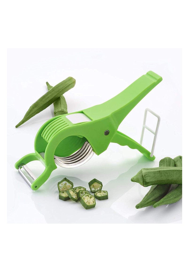 Kuber Industries Plastic 2 in 1 Vegetable & Fruit Multi Cutter & Peeler,Veg Cutter Sharp Stainless Steel 5 Blade Vegetable Cutter with Peeler (Multi) CTKTC034212 - pzsku/ZC70BA19397C03E280771Z/45/_/1737359336/6c07a73c-643b-4fc5-afba-37785a1b0b6c