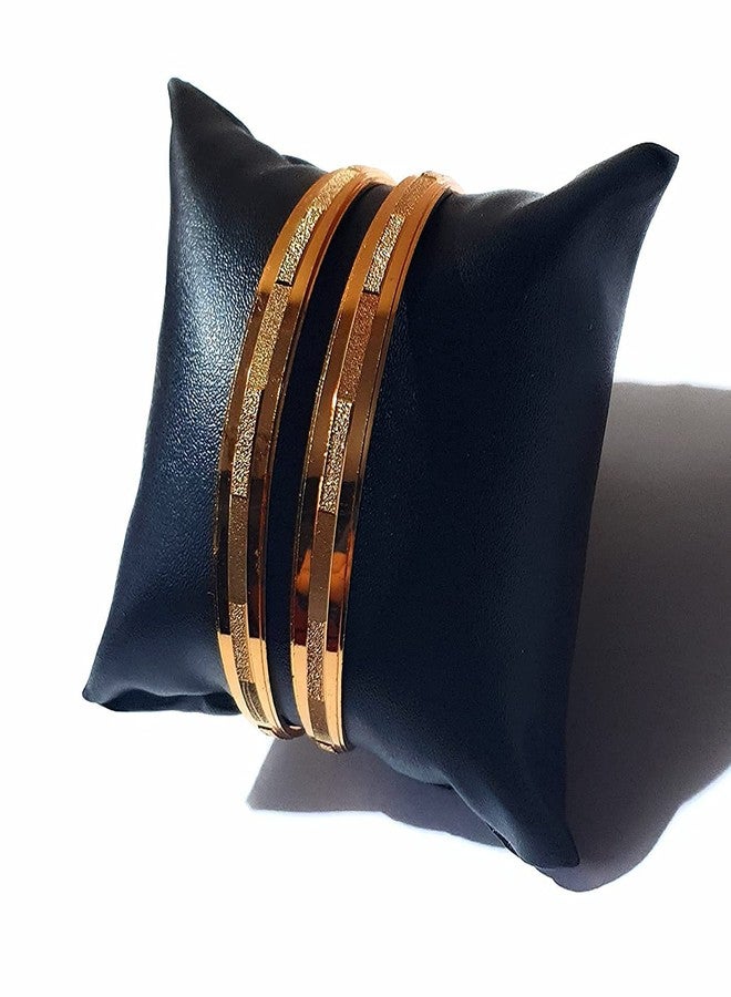 Bhumi Creation Brass Gold Plated Adjustable Bangles for women/girls - Image 4