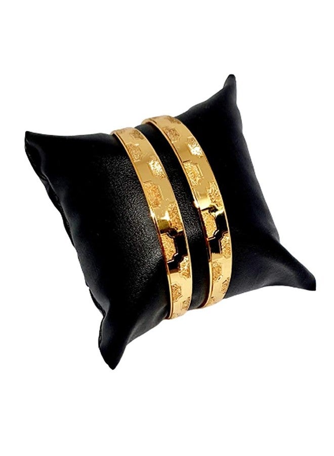 Bhumi Creation Brass Gold Plated Adjustable Bangles for women/girls - Image 3