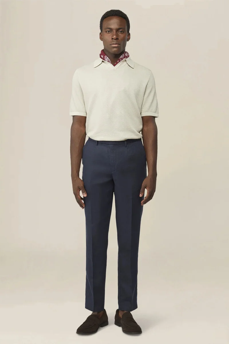 Doppelganger White Men's polo shirt in 100% cotton honeycomb knit with Derby collar - Ice for Men | Best Price UAE