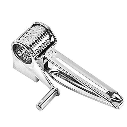 Mayata Multifunctional Rotary Cheese Planing Grater Stainless Steel Cheese Presser Shredder Cutter Grinder Kitchen Kit - Image 1