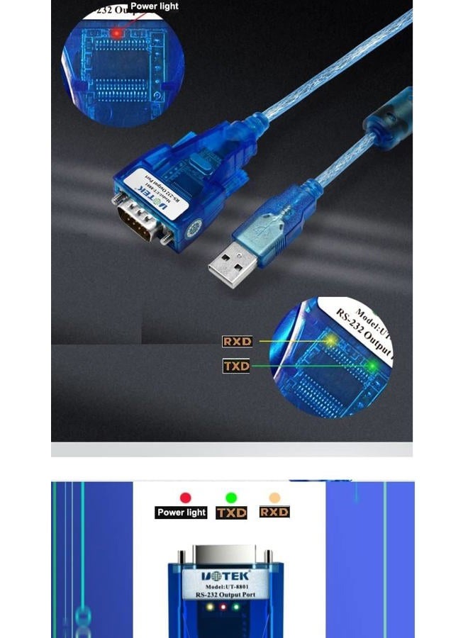 UOTEK UT-8801 USB to RS-232 Converter ver2.0(1-port USB to RS-232 Serial Converter with ESD protection) - Image 2