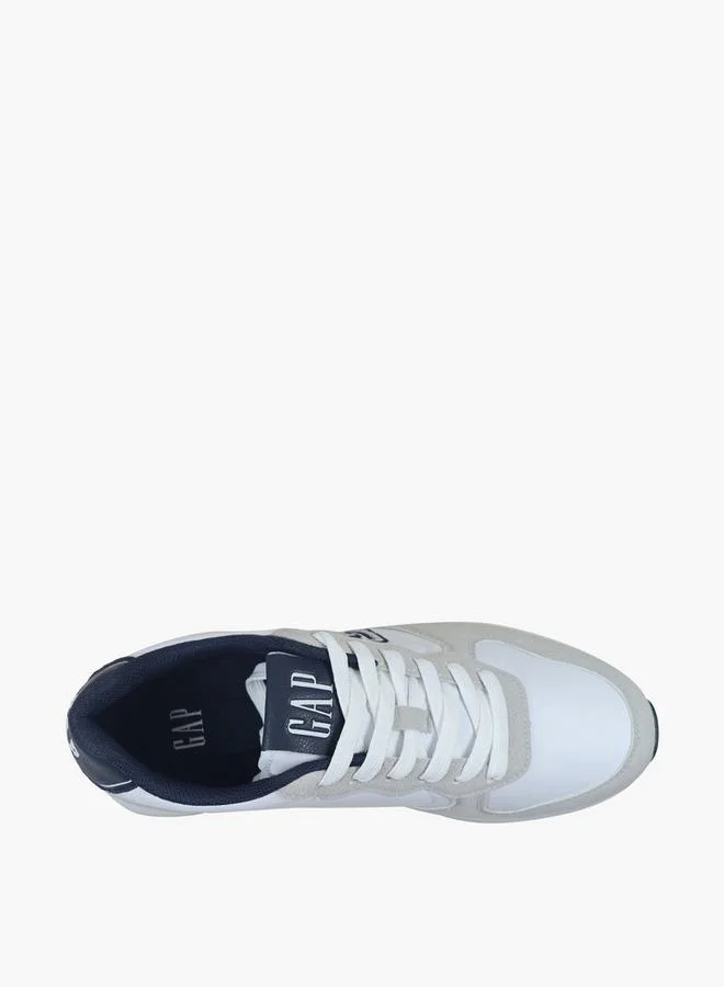 Gap WHITE Men Nashville Arch Logo Lace-Up Ankle Sneakers for Men | Best Price UAE