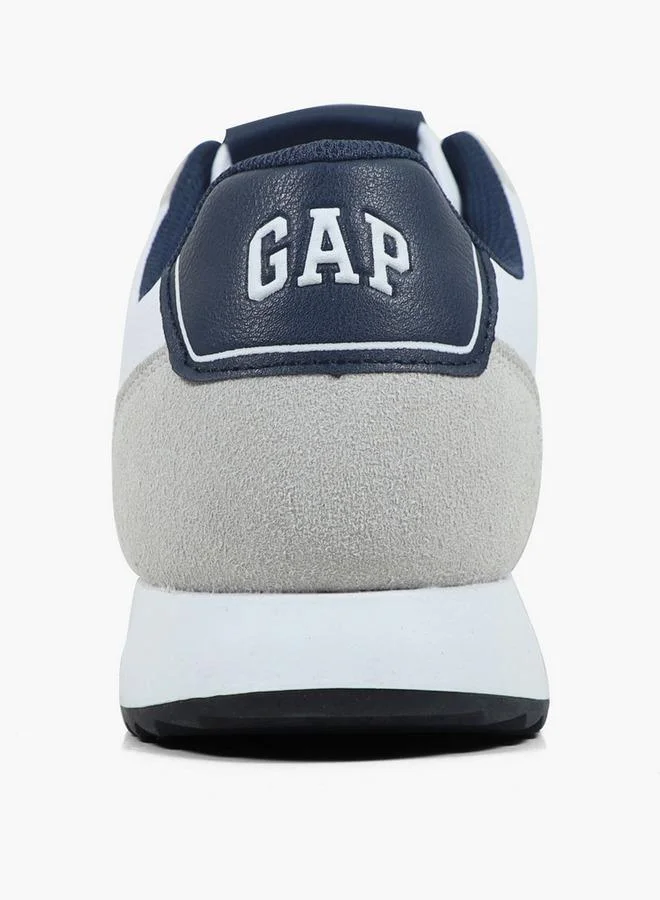 Gap WHITE Men Nashville Arch Logo Lace-Up Ankle Sneakers for Men | Best Price UAE