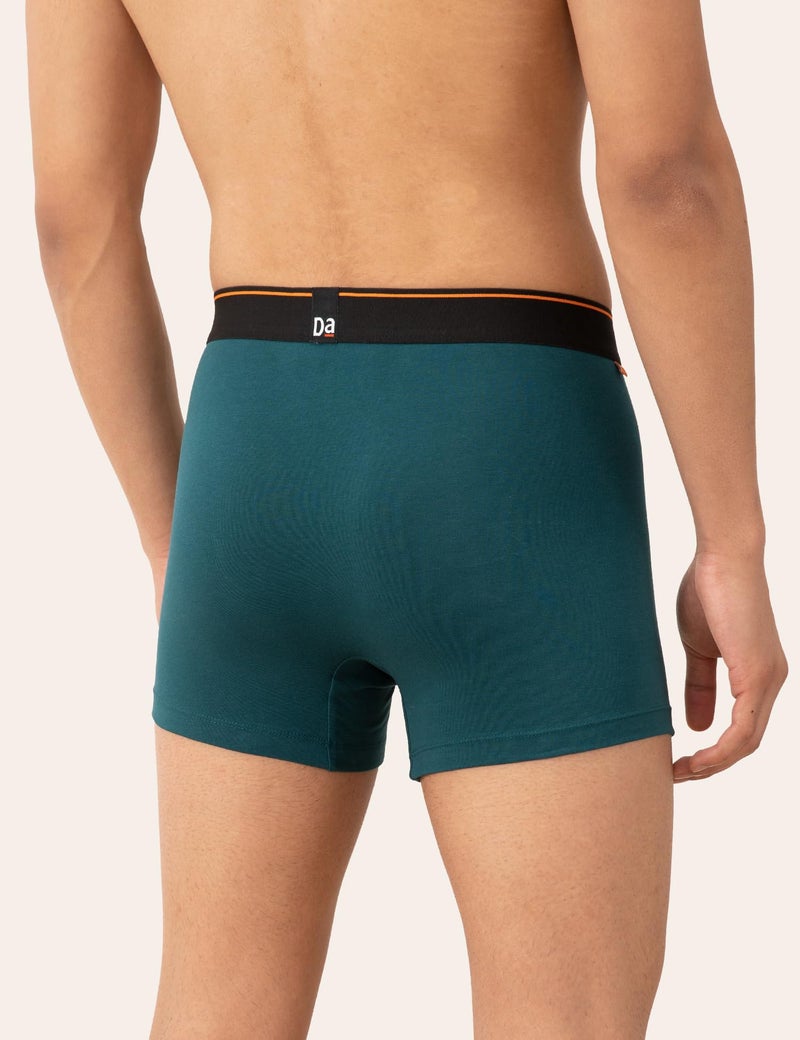 DAMENSCH Men's Deo-Cotton Deodorizing Trunk- Pack of 1- Iris Blue- X-Large - Image 5