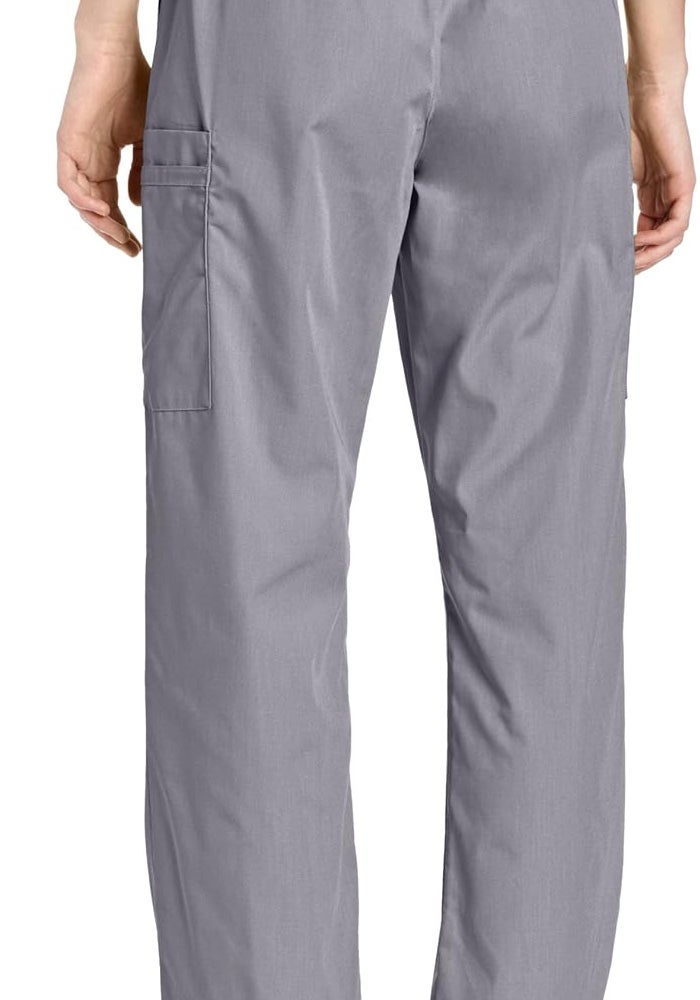 WonderWink Women's Quebec Full Elastic Cargo Medical Scrubs Pants - Pewter, XXL - Image 2