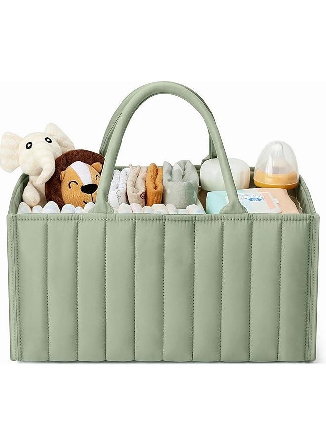 U-HOOME - Baby Diaper Caddy Organizer Baby Storage Basket For Diapers And Baby Wipes Versatile Storage Basket - Image 1