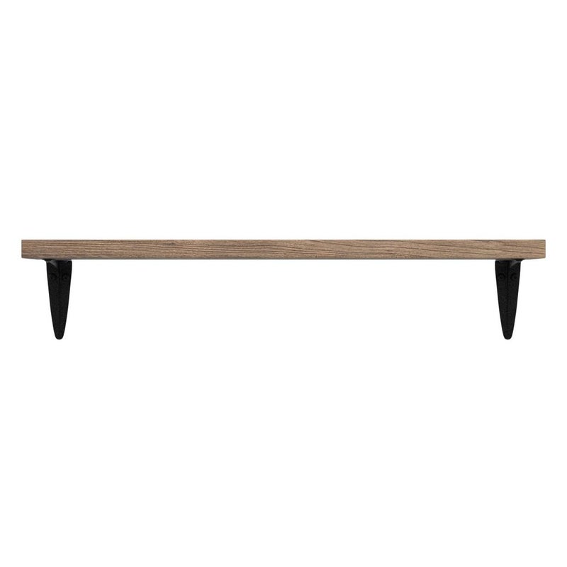 Wallniture رفوف عائمة من خشب وولنيتشر أراس للتخزين على الجدار، مجموعة صغيرة من 10 رفوف كتب، رفوف كتب معلقة لغرفة المعيشة، غرفة النوم، المكتب، تشطيب محترق - Image 4