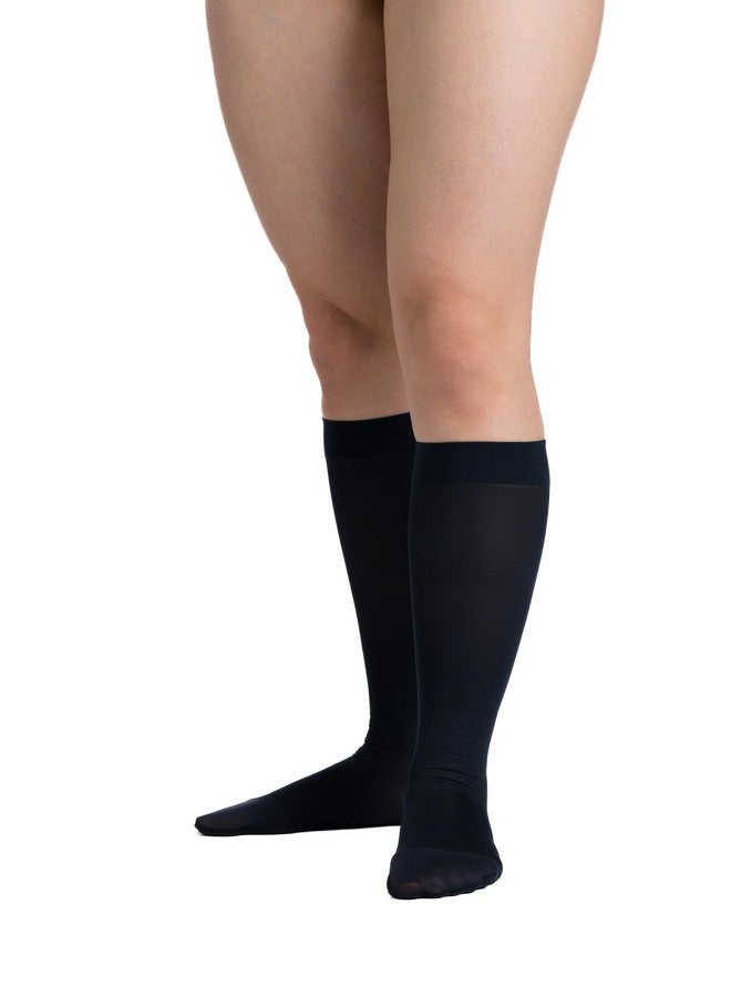 EvoNation Men & Women Knee High 30-40 mmHg Graduated Compression Socks - Extra Firm Pressure Compression Garment - Image 2