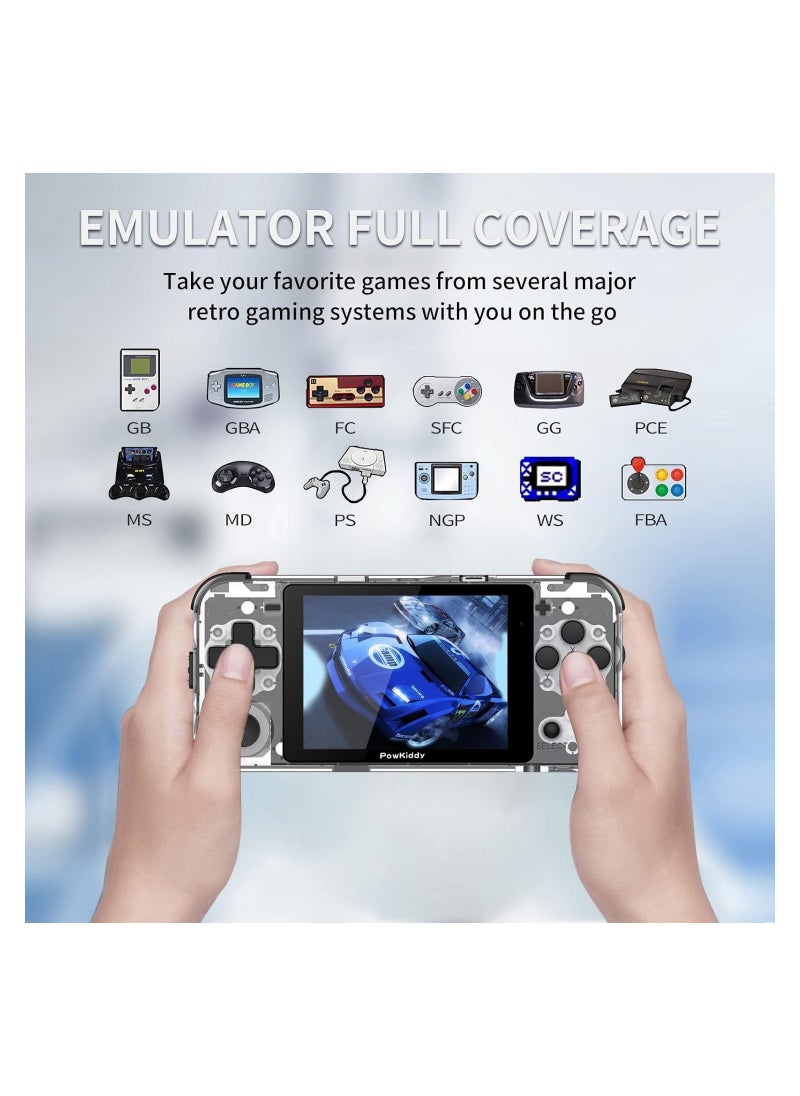 SYOSI - Q90 Portable Game Console, Open Source Linux System, Vibration Motor, 3000+ Games, Compatible with Various Simulators, Hd Picture Quality, Sustainable Use for 6 Hours, for Travel and Camping(64G) - Image 1