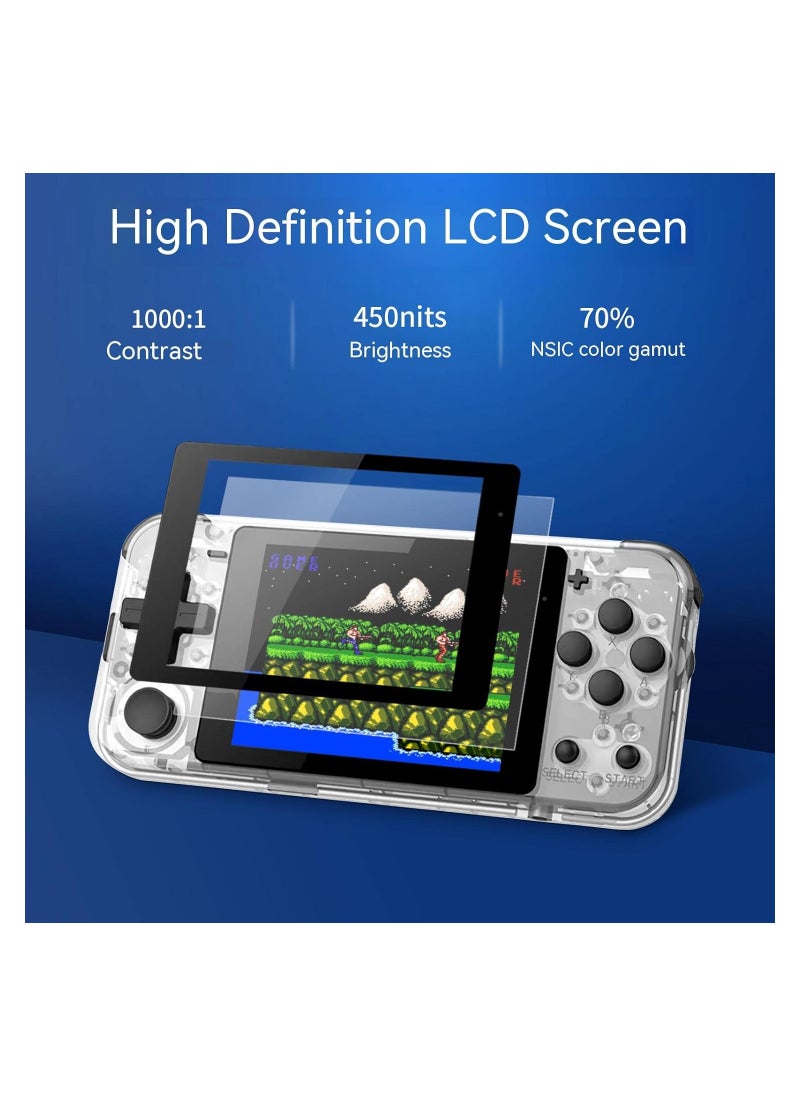 SYOSI - Q90 Portable Game Console, Open Source Linux System, Vibration Motor, 3000+ Games, Compatible with Various Simulators, Hd Picture Quality, Sustainable Use for 6 Hours, for Travel and Camping(64G) - Image 1