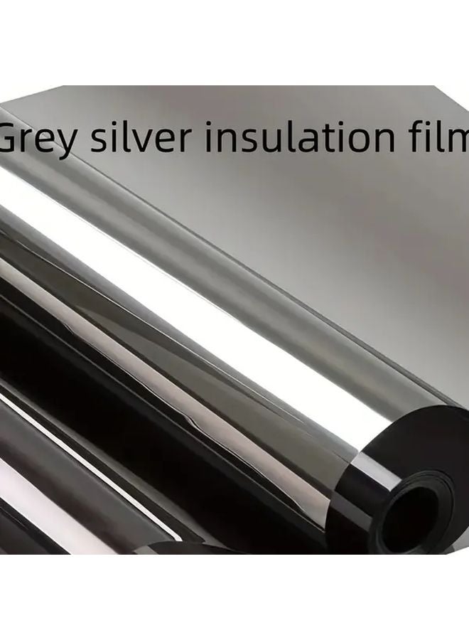 60cm x 300cm Silvery Solar Insulation Film For Thermal Sun UV Protection One Way Privacy - Image 4