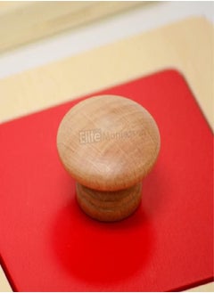 Elite Montessori Elite Montessori Thick Single/Multiple Shape Jumbo Knob Puzzles Preschool Toddler Learning Material (Single Shape Puzzles)  - Image 3