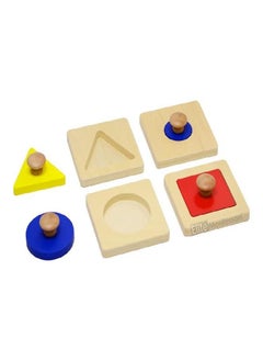 Elite Montessori Elite Montessori Thick Single/Multiple Shape Jumbo Knob Puzzles Preschool Toddler Learning Material (Single Shape Puzzles)  - Image 2