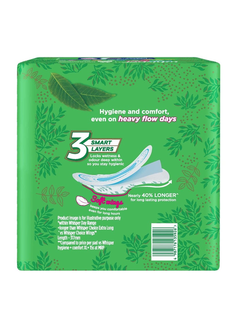 Whisper - WHISPER ULTRA HYGIENE+COMFORT SANITARY PADS, 50 XL+ PADS, FOR HEAVY FLOW, LONG LASTING PROTECTION, LOCKS ODOUR & WETNESS, DRY TOP SHEET, DISPOSABLE WRAPPER - Image 1