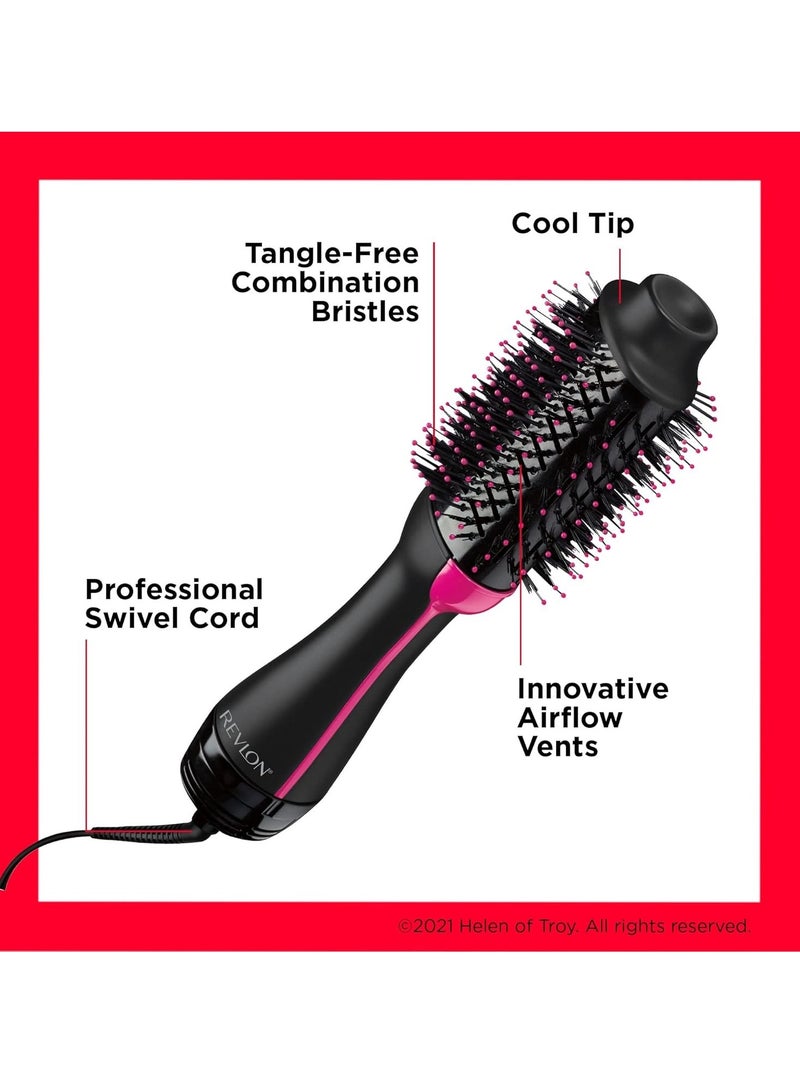 ريفلون مجفف شعر ومكثف للشعر بخطوة واحدة، 1100 واط، تصميم فرشاة بيضاوية، إعدادان للحرارة بالإضافة إلى إعداد بارد - RVDR5222 - Image 4
