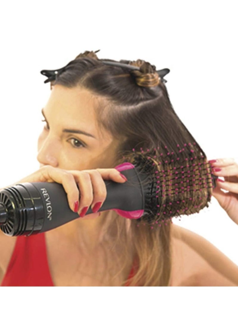 ريفلون مجفف شعر ومكثف للشعر بخطوة واحدة، 1100 واط، تصميم فرشاة بيضاوية، إعدادان للحرارة بالإضافة إلى إعداد بارد - RVDR5222 - Image 5