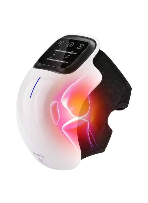 Cordless Knee Massager, Infrared Heat and Vibration Knee Pain Relief for Swollen Stiff Joints, Stretched Ligaments and Muscle Injuries